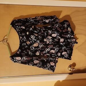 Rompers, flare long sleeves size M